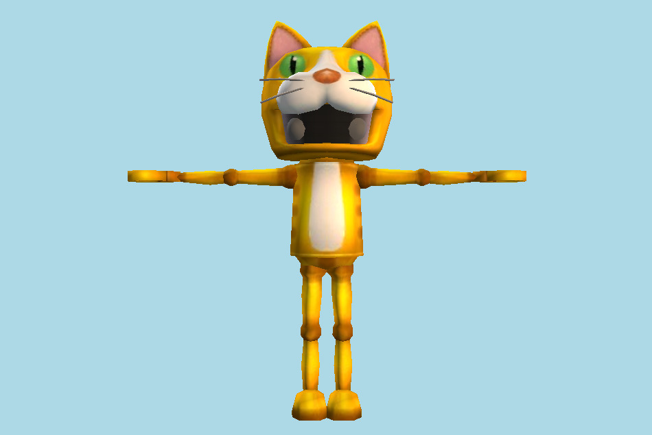 Chibi-Robo! Zip Lash Chibi-Robo Cat 3d model