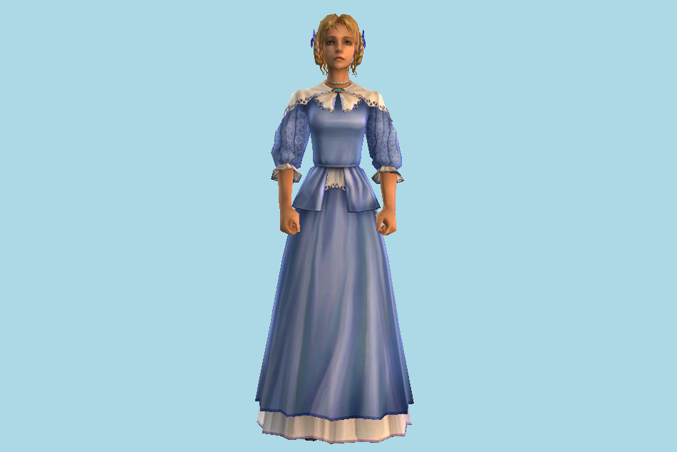 Baynes Daughter Girl 3d model