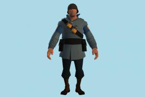 Soldier soldier, man, male, people, human, character