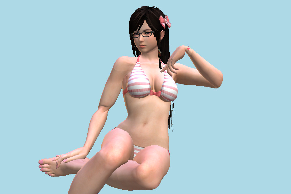 Dead or Alive 5 - DOA LR - Hot Summer - Kokoro Girl Pose 3d model