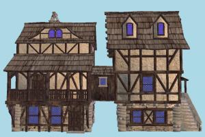 House house, home, building, medieval, build, apartment, flat, residence, domicile, structure