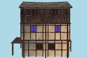 House house, home, building, medieval, build, apartment, flat, residence, domicile, structure