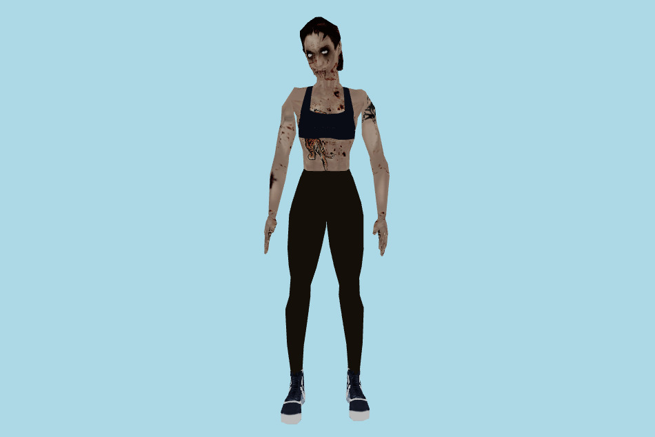 Female HL MDL 3d model