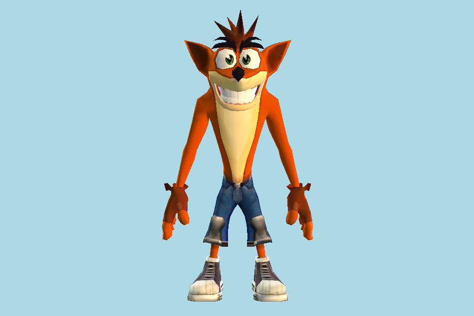 Crash Twinsanity - Crash Bandicoot 3d model