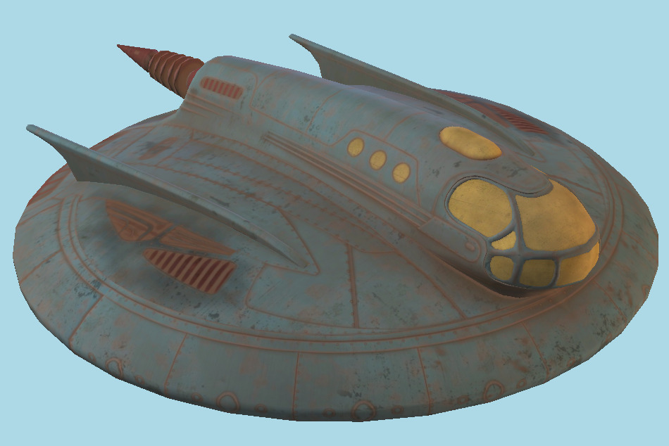 Fallout 4 UFO 3d model