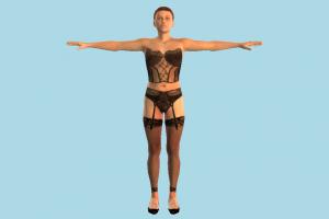 Woman woman, bikini, lady, girl, female, people, human, character, 
