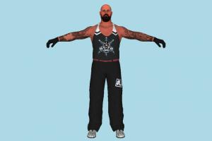 Luke Gallows WWE wwe, wwf, wcw, wrestler, man, male, people, human, character