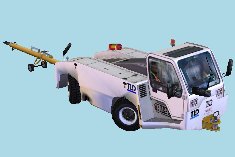 TLD TMX-150 Push Back Apron Tractor 3d model