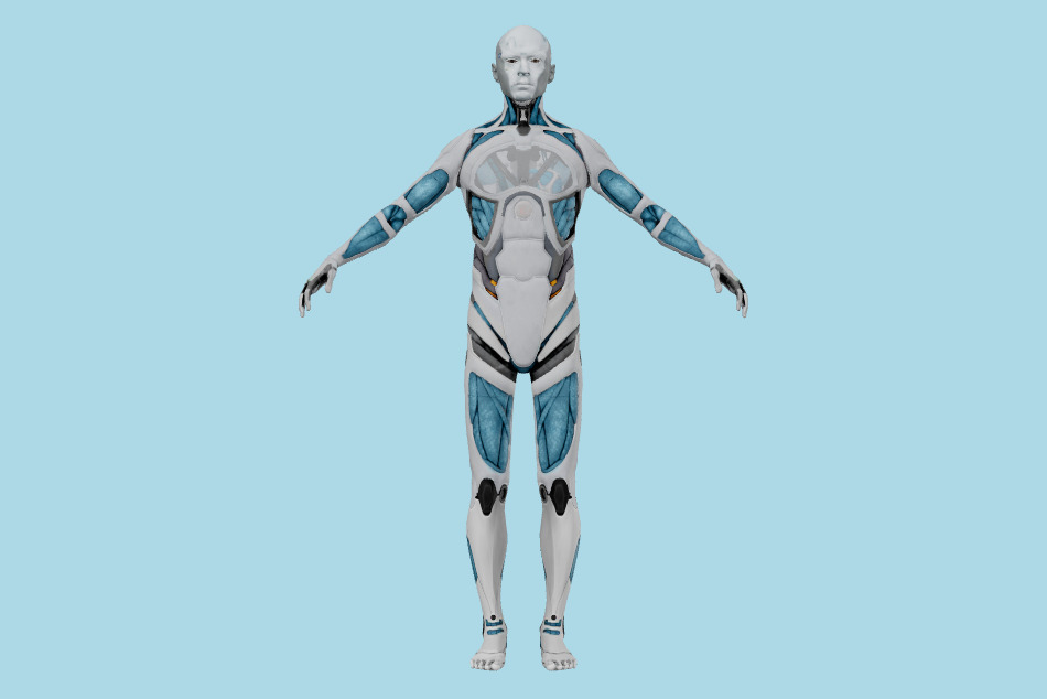 Detroit: Become Human - Markus Droid 3d model
