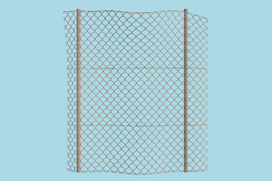 Chain Link Fence 3d model