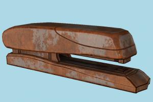 Rusty Stapler stapler, paper, office, tools, workplace, household, object, old, rusty