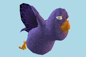 Bird bird, air-creature, flying, cartoon, toony