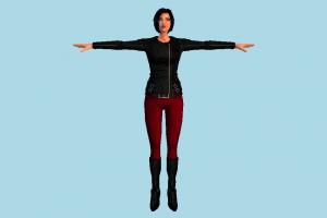 Hana woman, girl, lady, female, people, human, character, cartoon