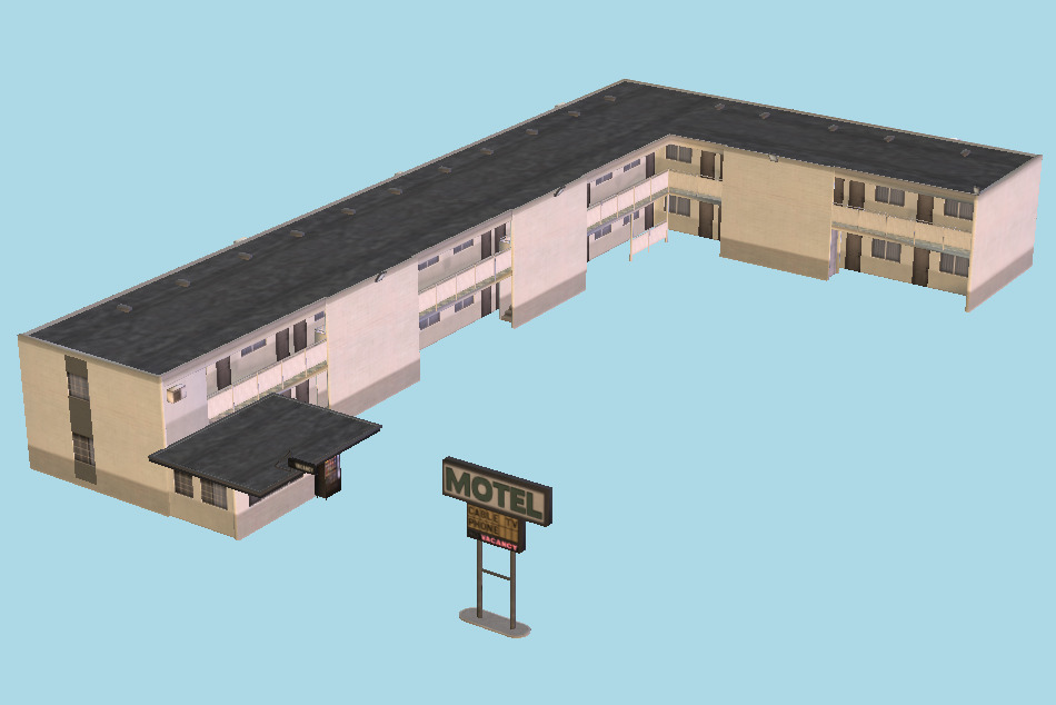 Hotel 3d model
