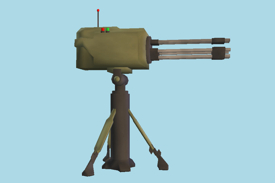 Turret 3d model