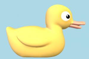 Duck rubber-duck, duck, chick, bird, air-creature, toy, rubber, cartoon, toony