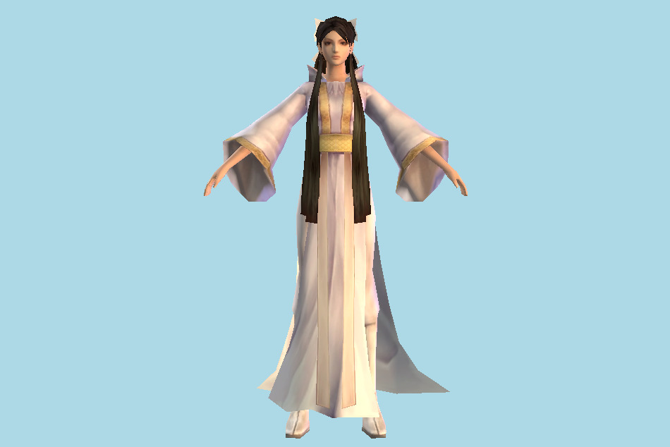 Ancient Chinese Girl 3d model