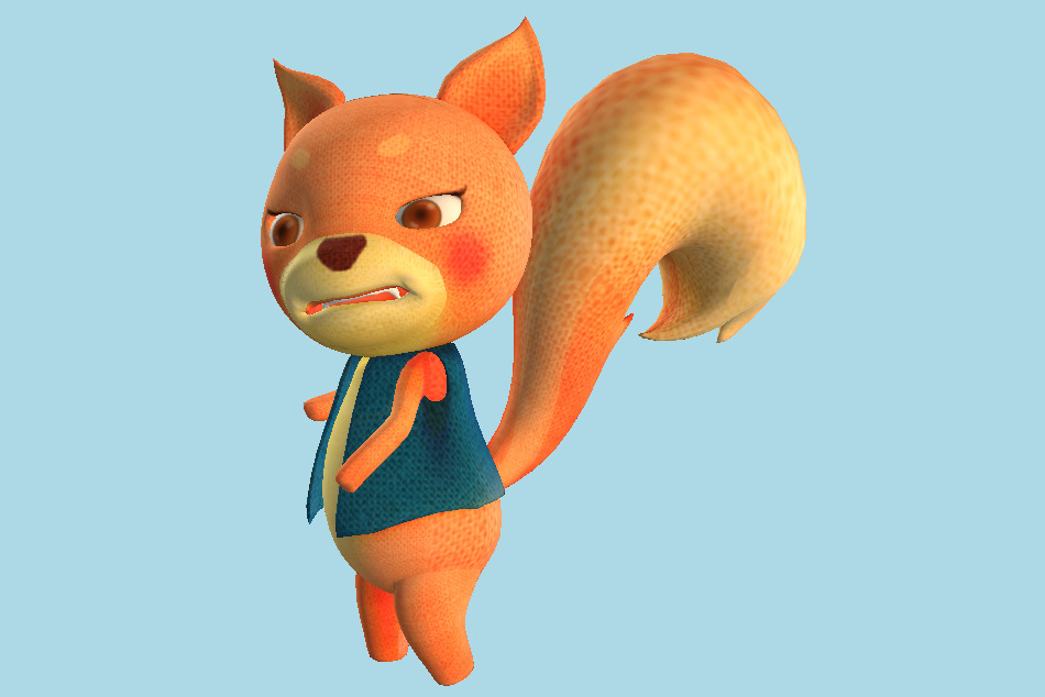 Fox 3d model