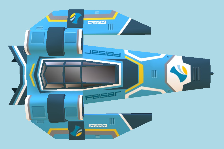 Feisar Ship 3d model