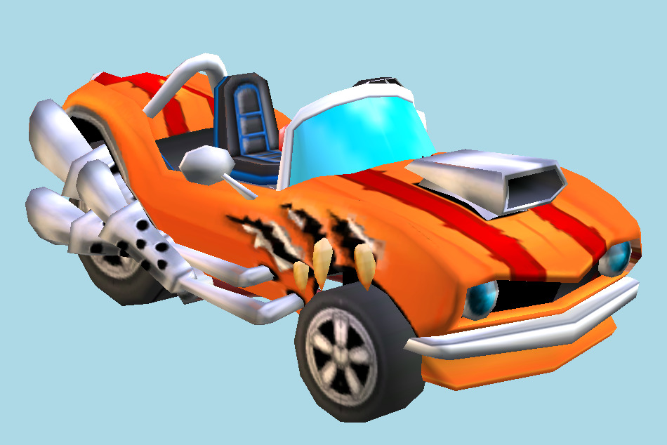 CTR Crash Tag Team Racing Car 3d model