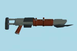 Gun rocket, shotgun, handgun, weapon, gun, firearm, arm