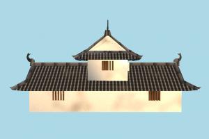 House castle, japanese, house, chinese, home, building, build, residence, domicile, structure