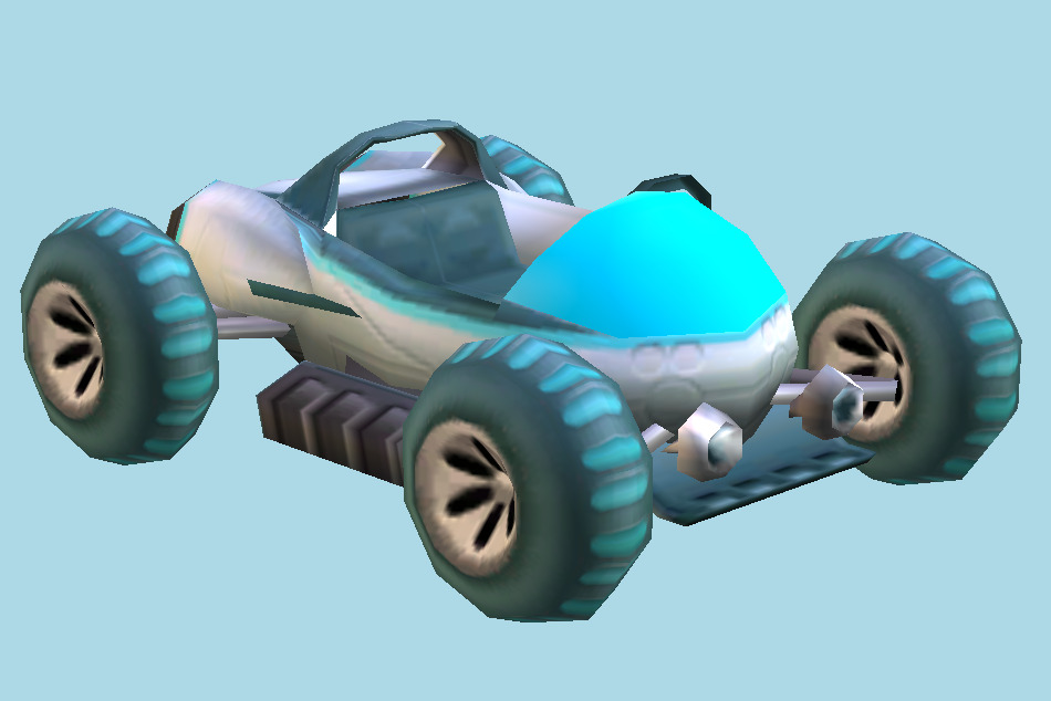 CTR Crash Tag Team Racing Car 3d model