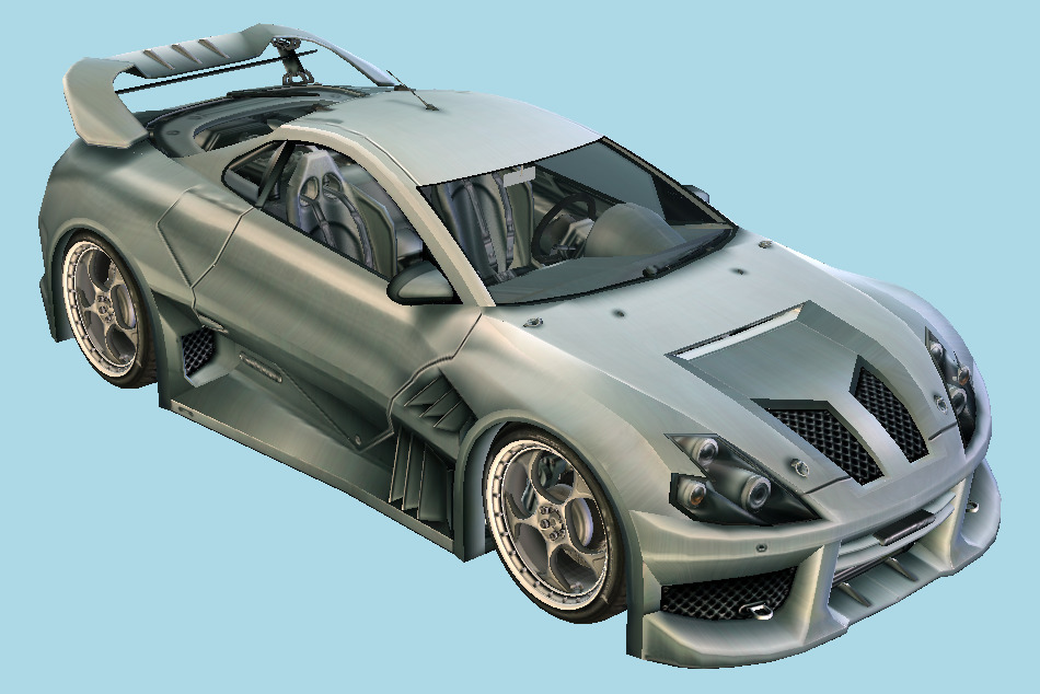 Cyborx Car SuperMotor XL-GT 3d model