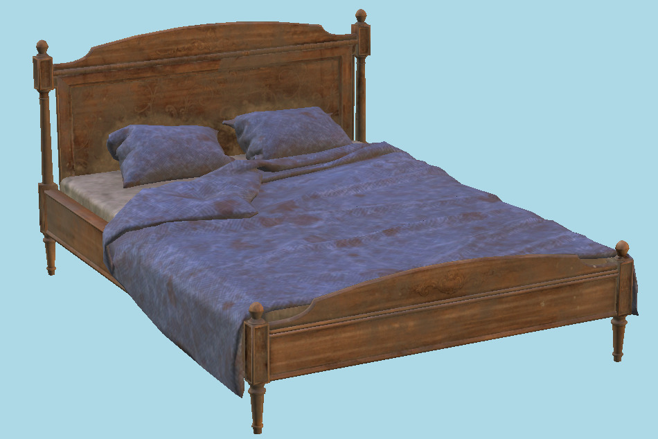 Bed 3d model