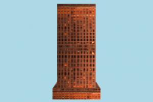 Skyscraper skyscraper, city, building, tower, build, domicile, lowpoly, structure