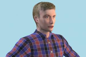 Male LowPoly Male-2