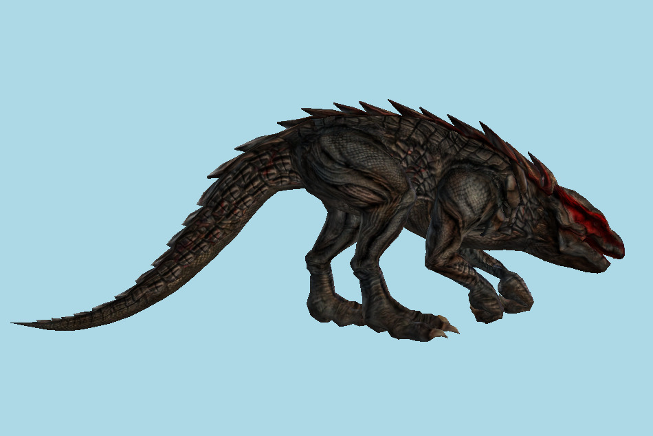 Blood Dragon 3d model