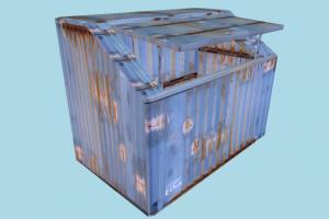 Garbage trash, rubbish, garbage, container, box, crates, street