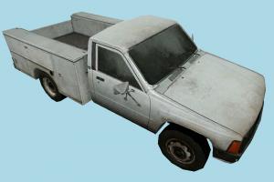 Pickup Car car, pickup, truck, vehicle, van, transport, carriage