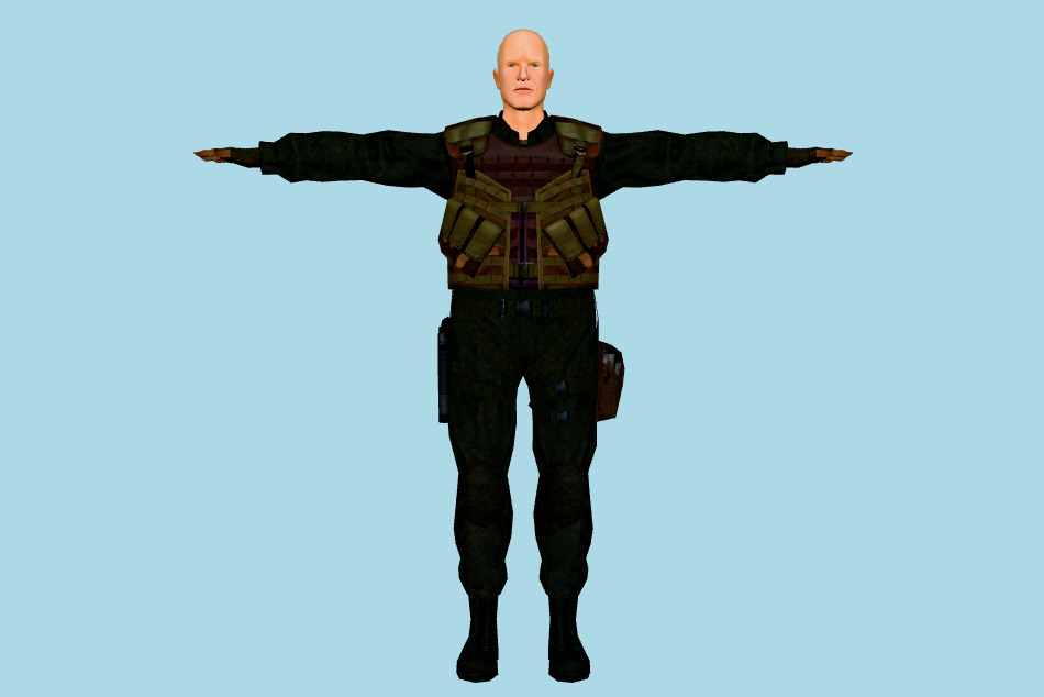 Soldier 3d model