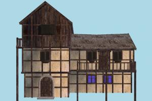 House house, home, building, medieval, build, apartment, flat, residence, domicile, structure