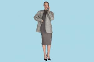 Business Woman scanned-model, scanned, girl, woman, lady, office, style, archviz, business, realistic, beautiful, sale, female, posing, human, people, character