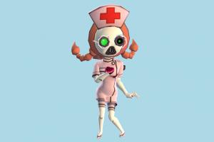 Nurse Bianky nurse, doctor, health, hospital, girl, female, woman, people, human, character, cartoon
