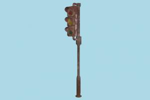 Traffic Light traffic, traffic-light, signal, sign, rusty, horror, old, vintage, retro, highway, road, street, object