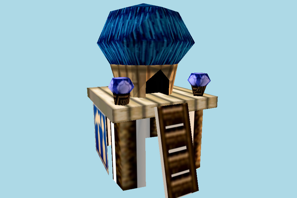 Mario Party Option House 3d model