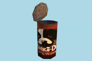 Food Can food, can, dog, lowpoly