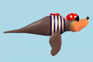 Seal seal, pinniped, dugong, sea-creature, cartoon