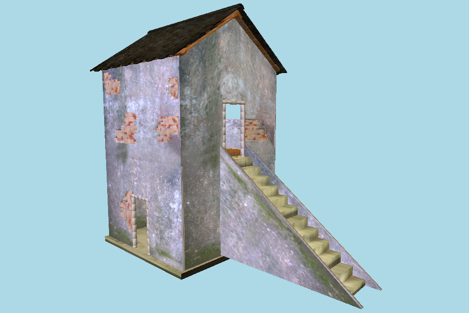Abandoned Farm House 3d model
