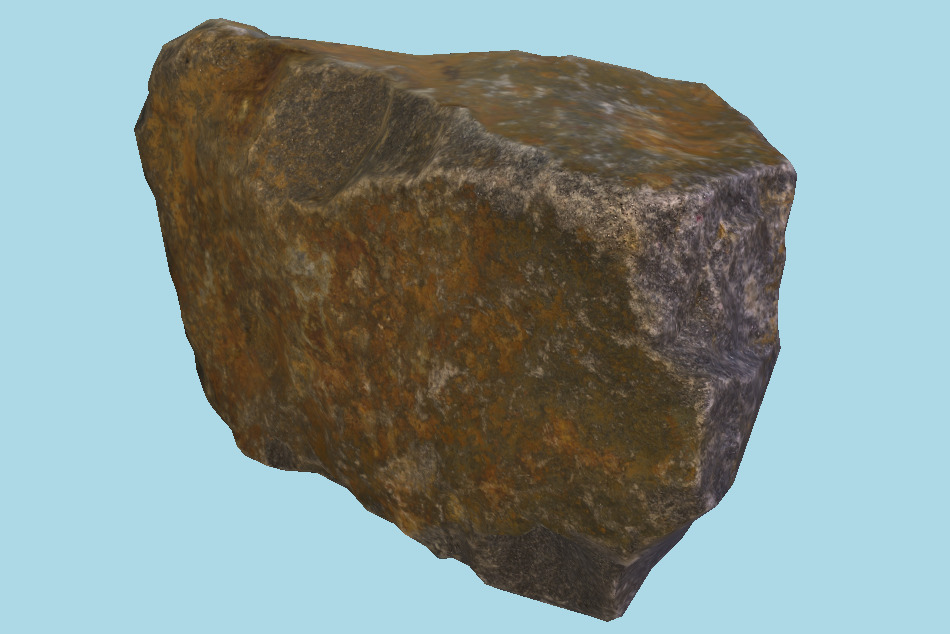 Boulder Stone 3d model