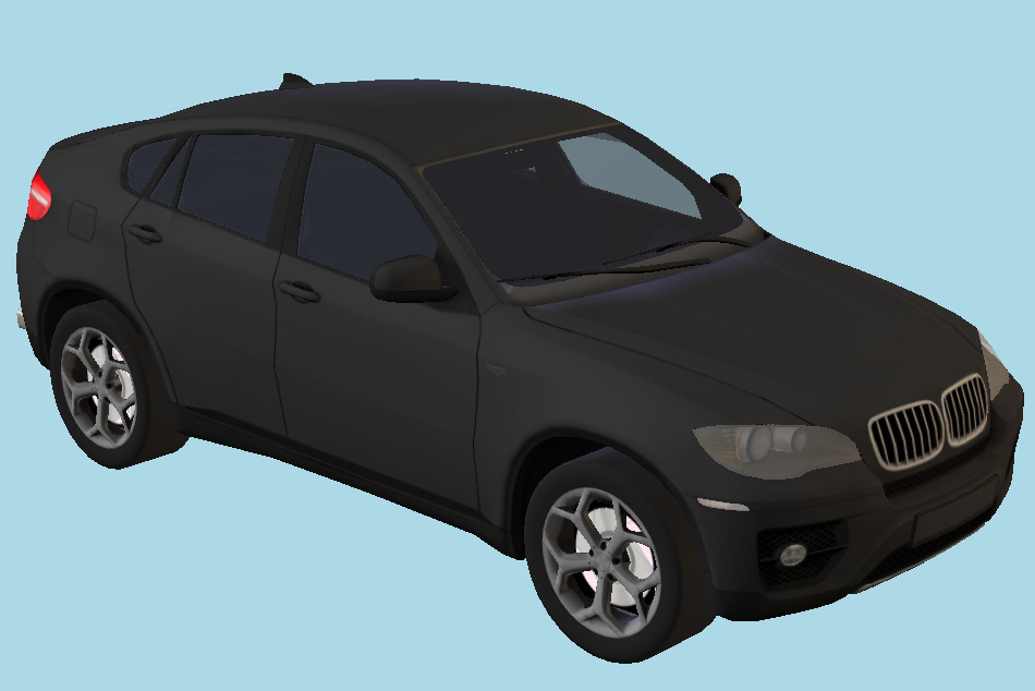 BMW X6 Car 3d model