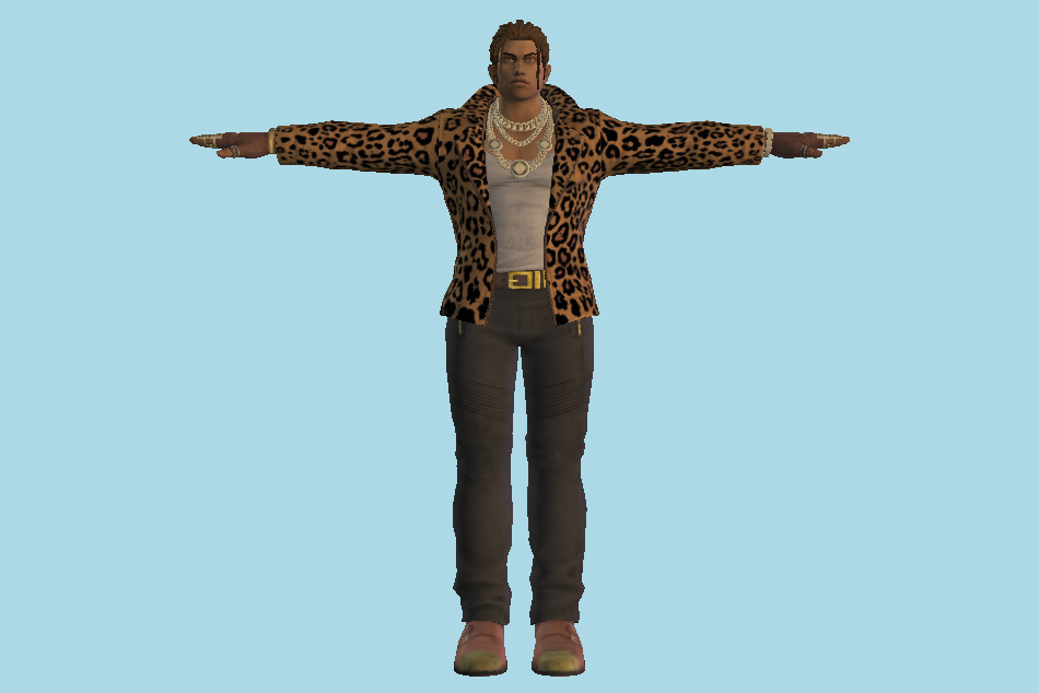 Tekken 7 Eddy Gordo 3d model