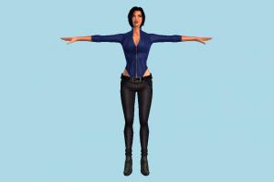 Hana woman, girl, lady, female, people, human, character, cartoon