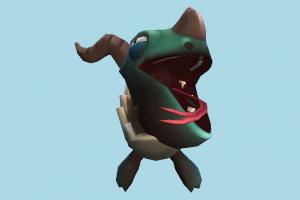 Dragon dragon, squirrel, little, animal, animals, cartoon