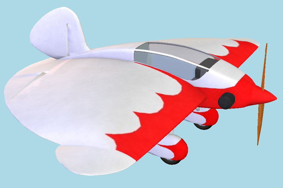 Arup S2 Airplane 3d model