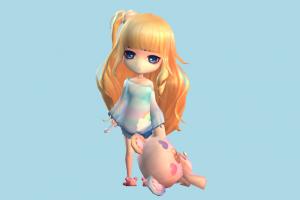 Girl kid, girl, cute, child, children, female, woman, people, human, character, cartoon